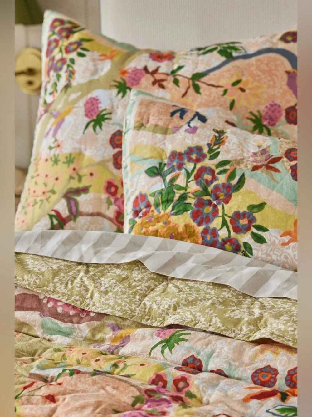 Anthropologie The Printed Textured Cotton Quilt Collections, Nora, King